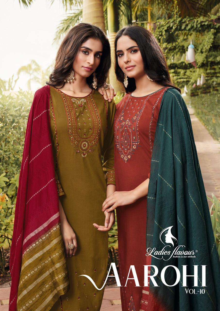 Aarohi Vol 10 Buy Ladies Flavour Online Wholesaler Latest Collection Kurta Suit Set